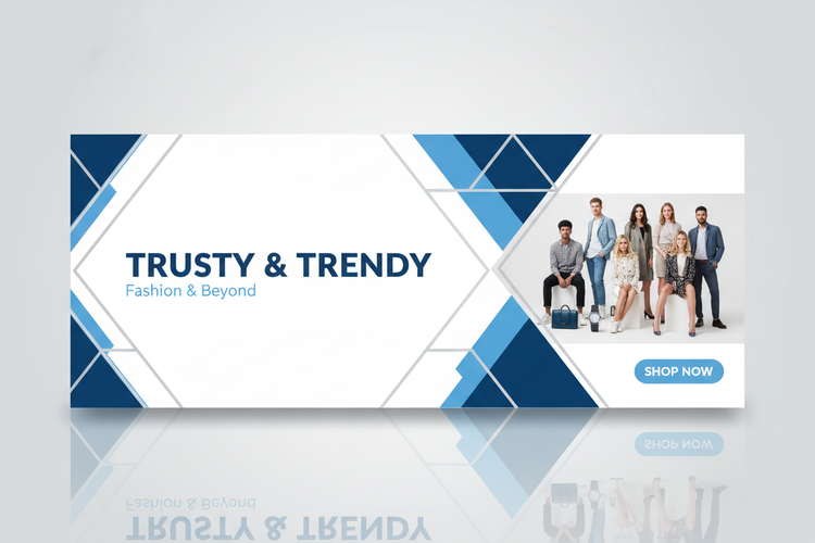 banner for trust & trendy store